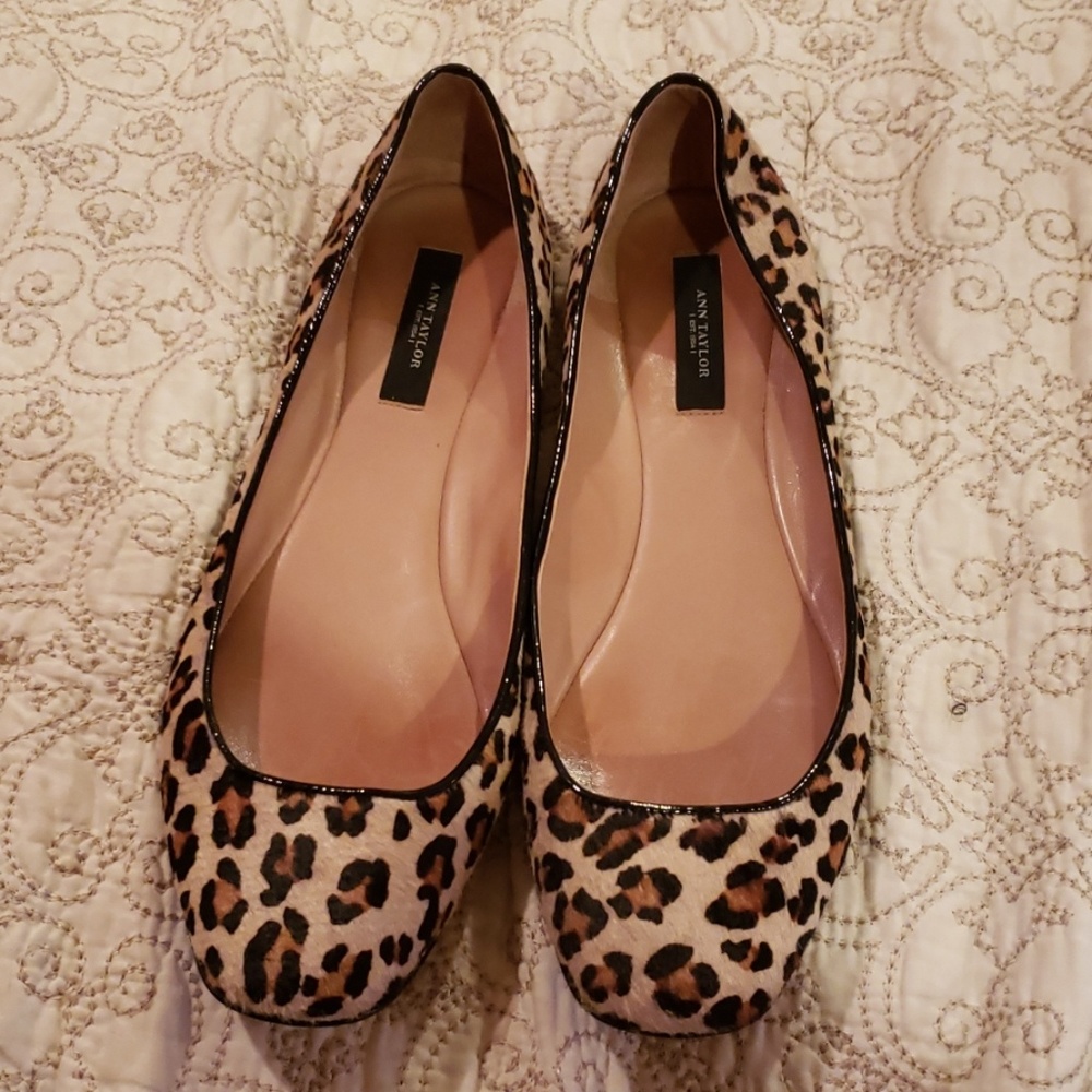 Leopard Print Ann Taylor Flat